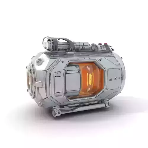 Futuristic Energy Core Model Pack Low-poly 3D model