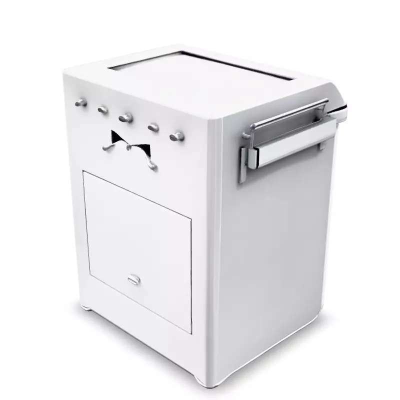 Realistic Metal Cooler Box 3D Model Low-poly 3D model_1