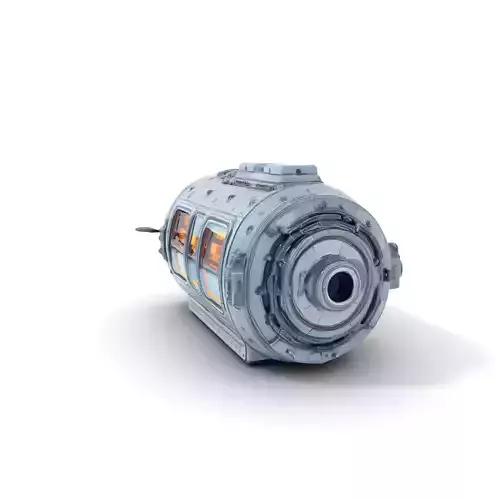 Futuristic Energy Core model pack with detailed components Low-poly 3D model
