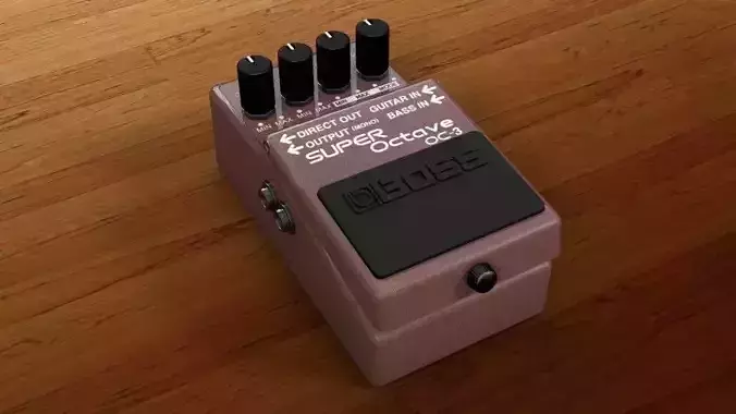 Boss OC-3 Low-poly 3D model