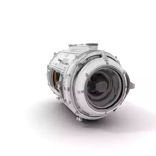 Futuristic Engine Model Pack with Detailed Components Low-poly 3D model