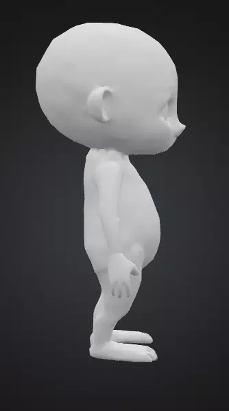 Roblox compatible character FBX File 3D model_3