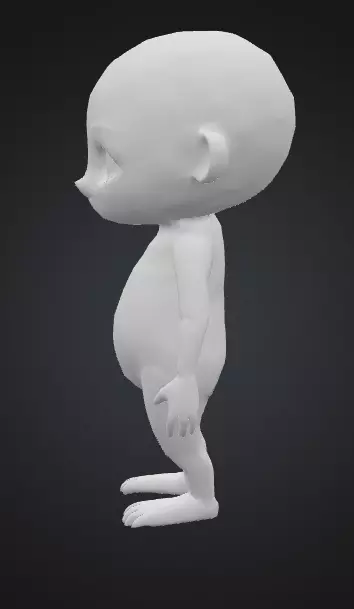 Roblox compatible character FBX File 3D model_1