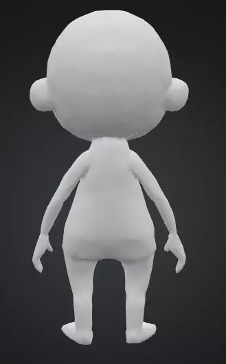 Roblox compatible character FBX File 3D model_2