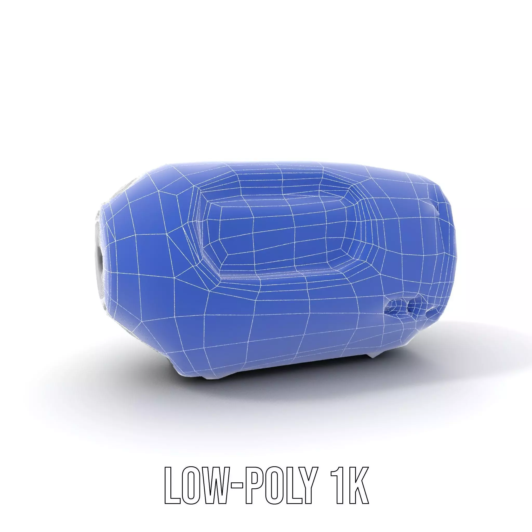 Futuristic Speaker Model Pack with HighTech Design Low-poly 3D model_29