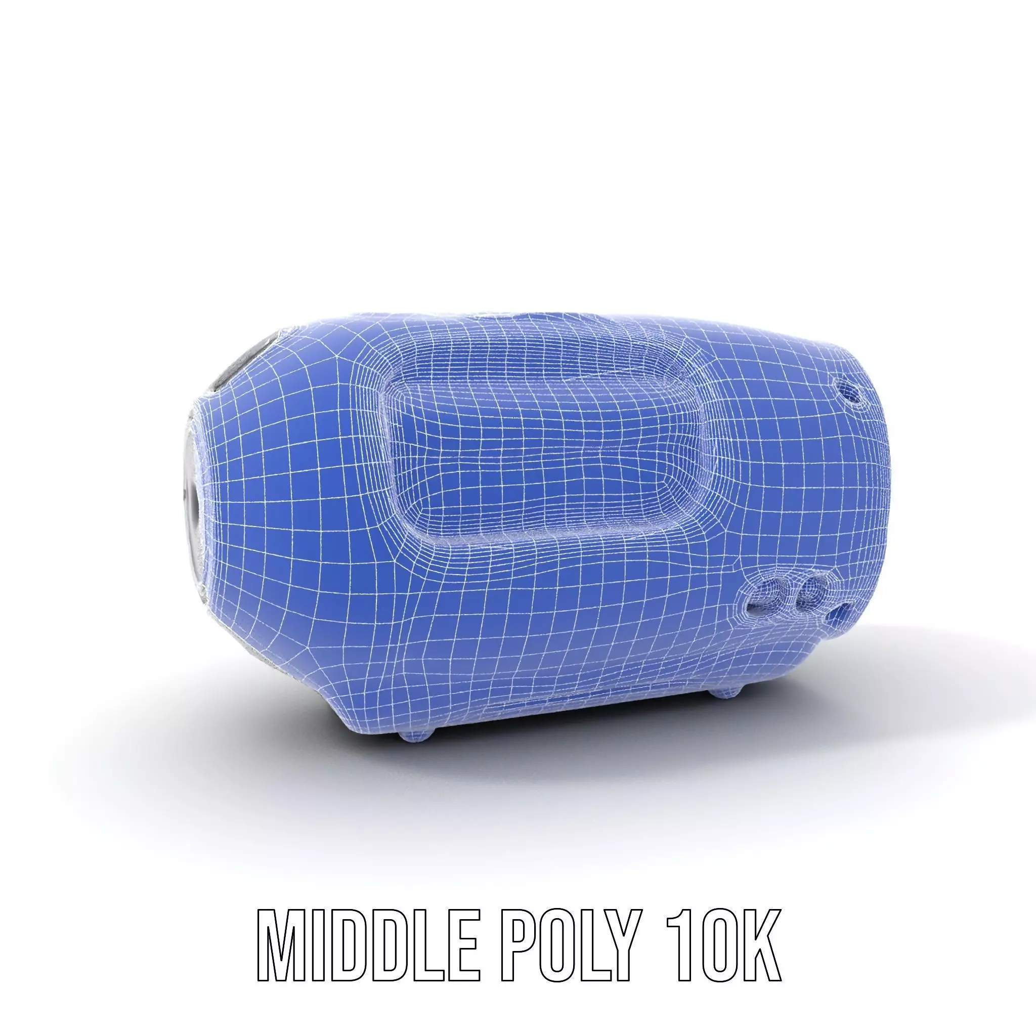 Futuristic Speaker Model Pack with HighTech Design Low-poly 3D model_20