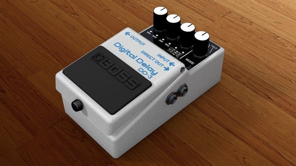 Boss DD-3 Low-poly 3D model_1