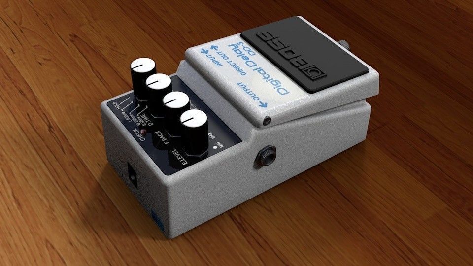 Boss DD-3 Low-poly 3D model_2