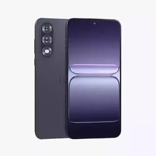 OnePlus Nord 5 Phantom Grey Low-poly 3D model