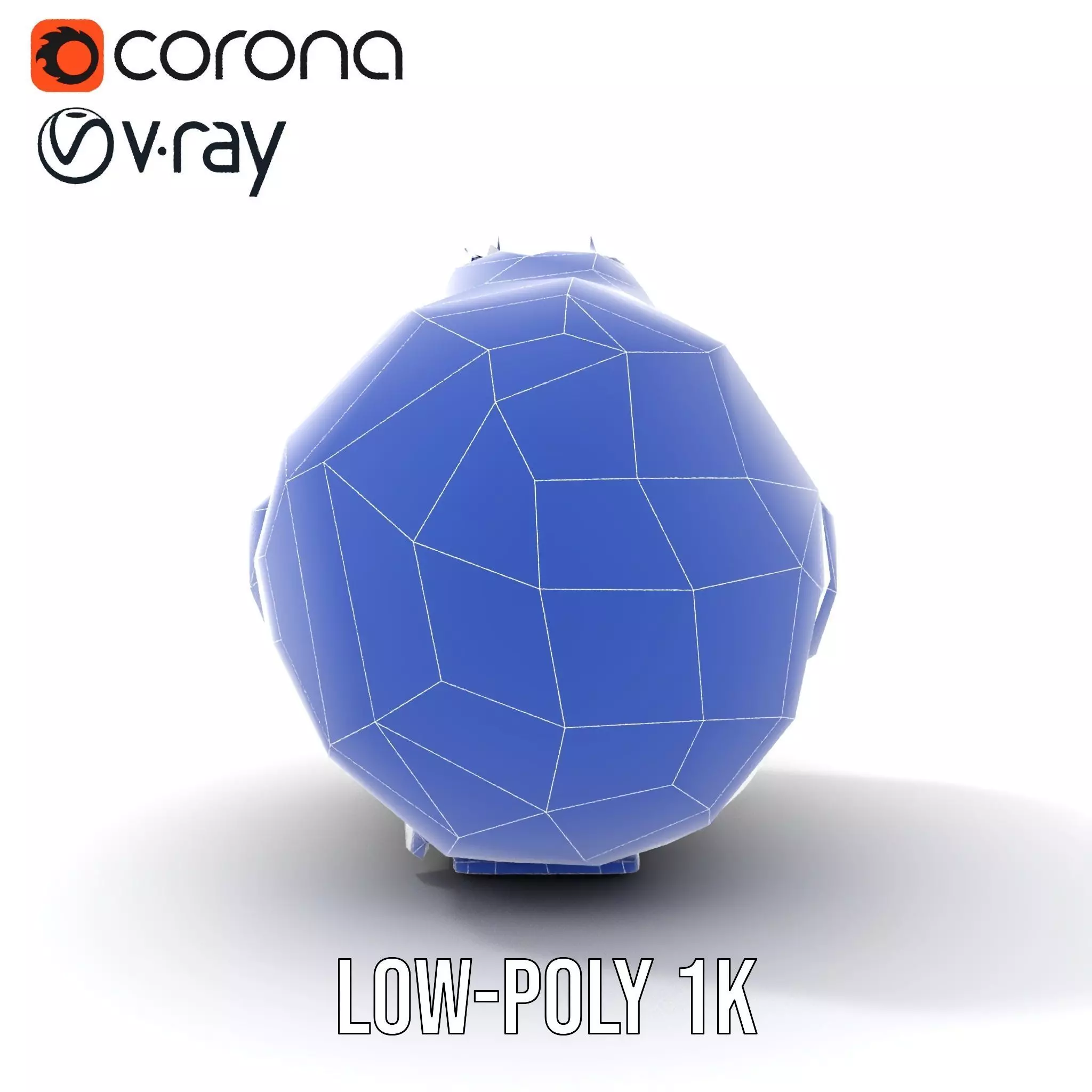 Futuristic Space Pod model pack Low-poly 3D model_22