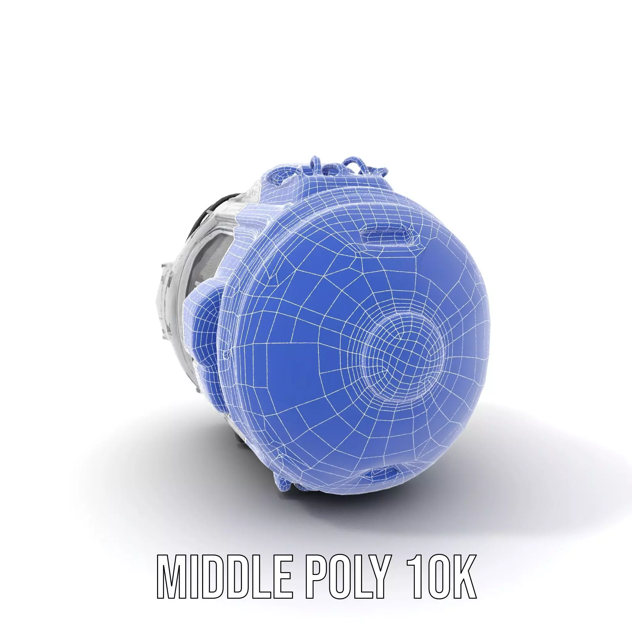 Futuristic Space Pod model pack Low-poly 3D model_17
