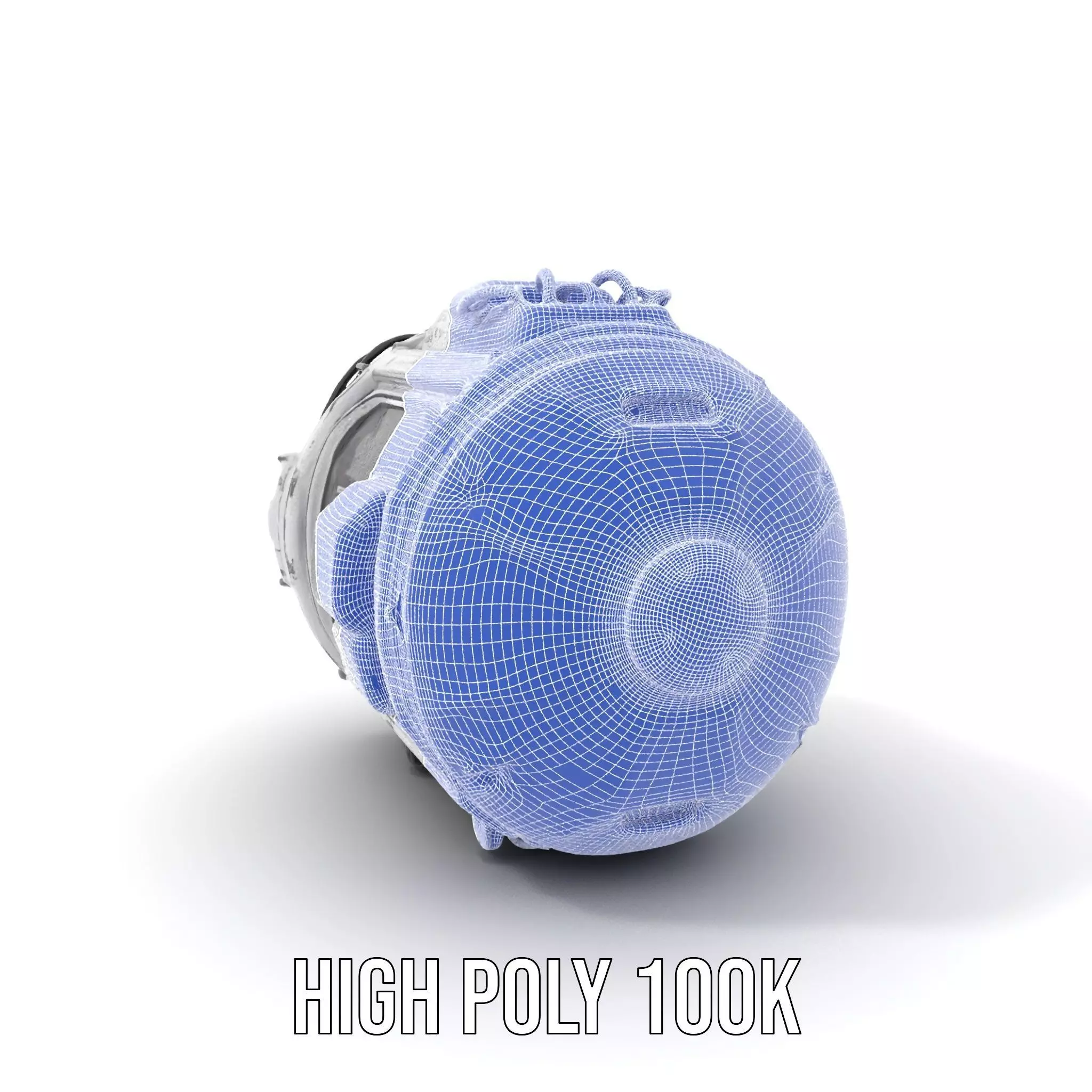 Futuristic Space Pod model pack Low-poly 3D model_5