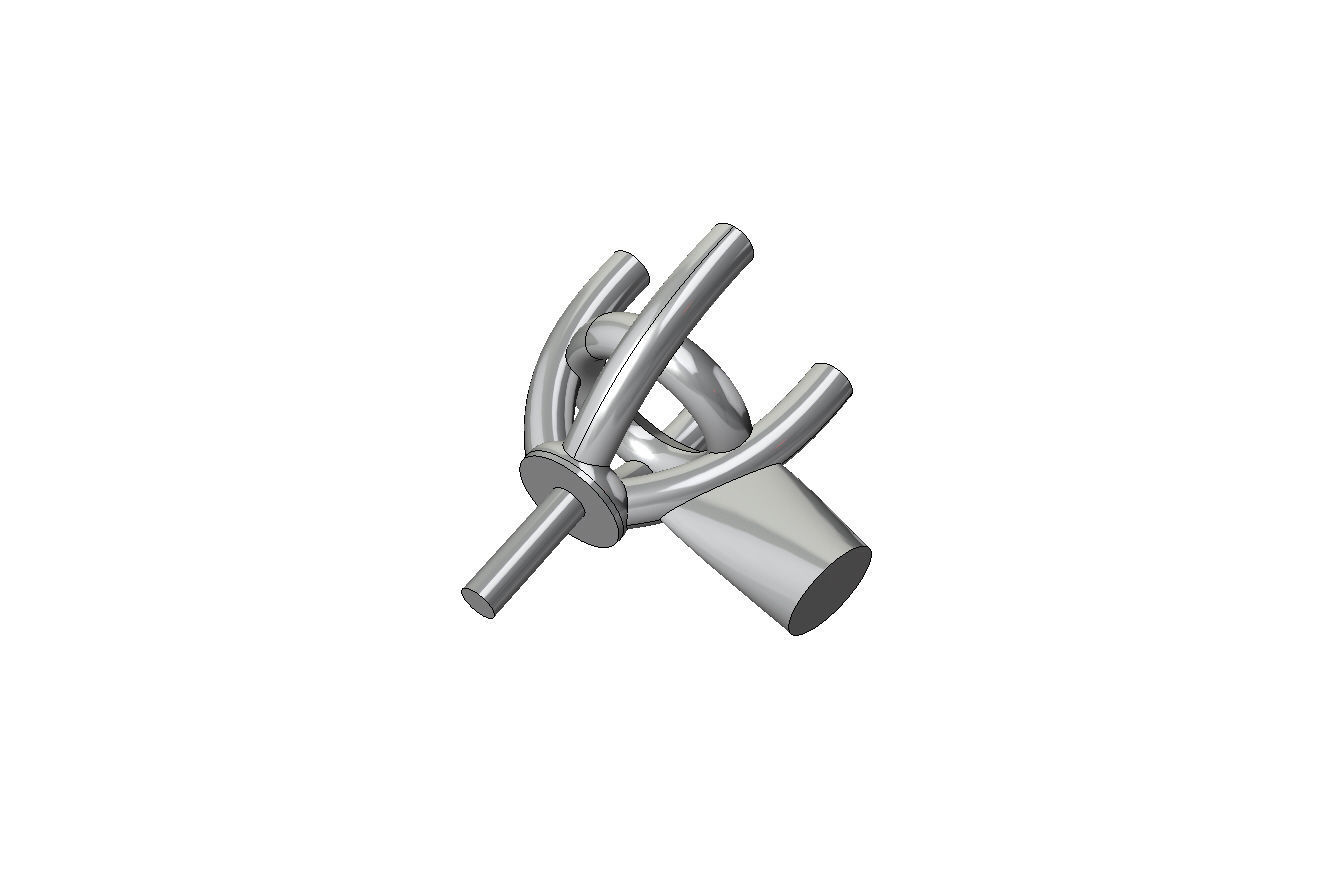 Engagement ring with round gemstone FS 002 Free 3D print model_9