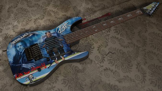 Kirk Hammet ESP Junio 3D model