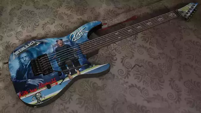 Kirk Hammet ESP Junio 3D model