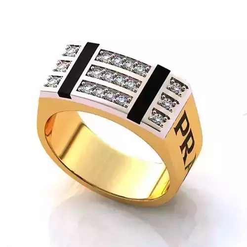 anillo de marca famosa 3D print model