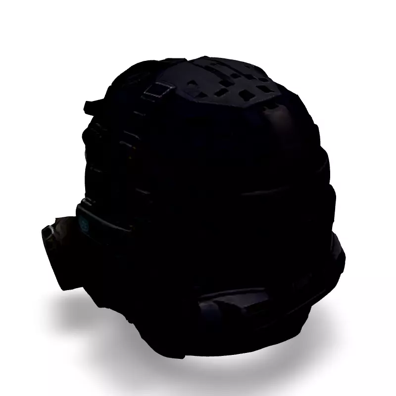 Tactical Gas Mask Helmet 3D Model Low-poly 3D model_4