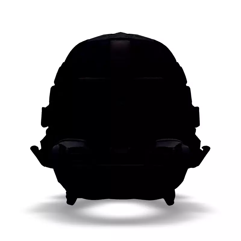 Tactical Gas Mask Helmet 3D Model Low-poly 3D model_6