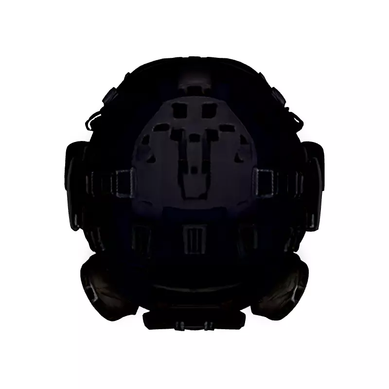 Tactical Gas Mask Helmet 3D Model Low-poly 3D model_7