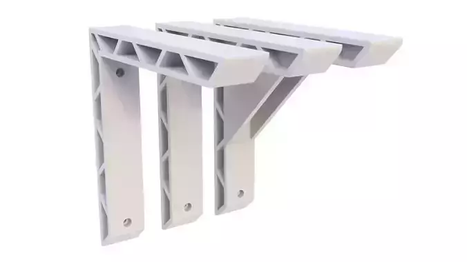 Mounting angle 3D model