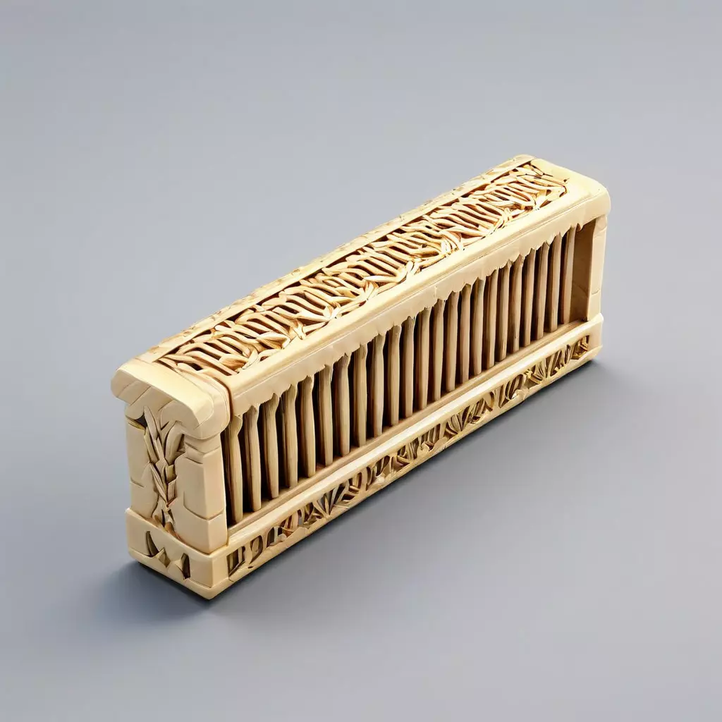 Ornate Balustrade Section Architectural Detail Low-poly 3D model_0