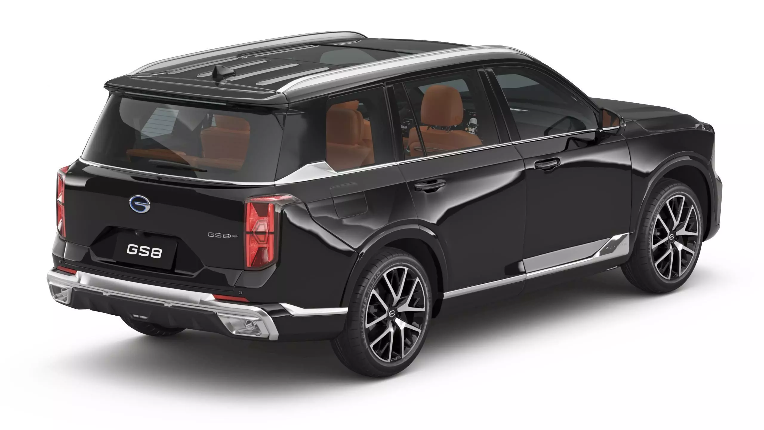 2026 GAC GS8 6 Seats with Interior 3D model_2