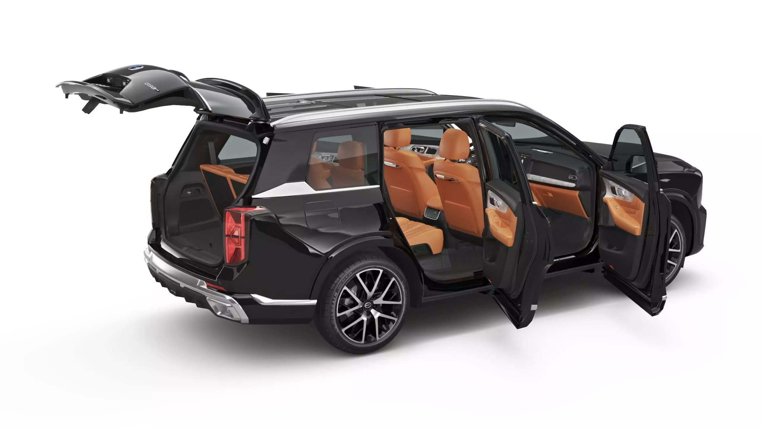 2026 GAC GS8 6 Seats with Interior 3D model_8