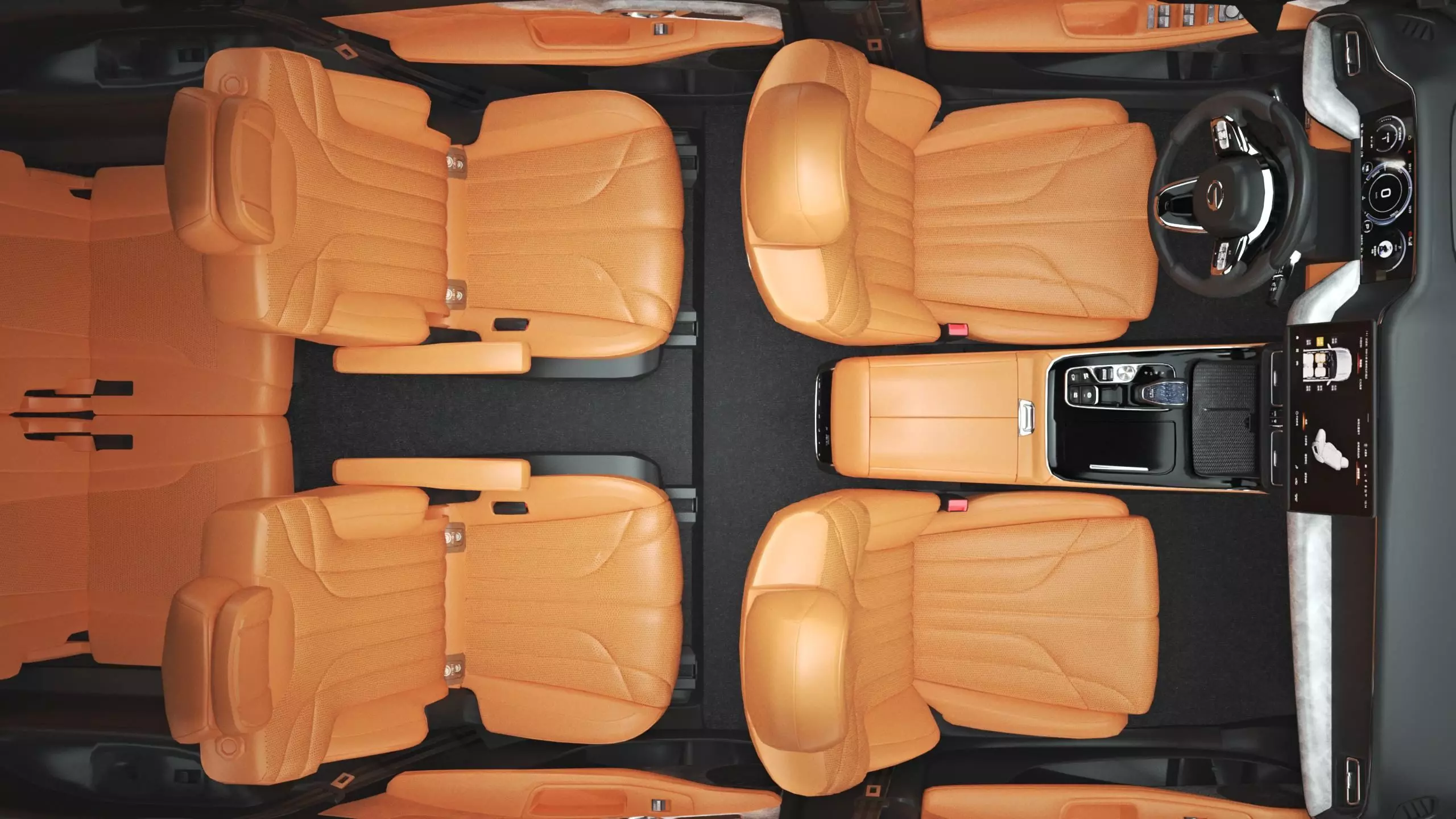 2026 GAC GS8 6 Seats with Interior 3D model_15