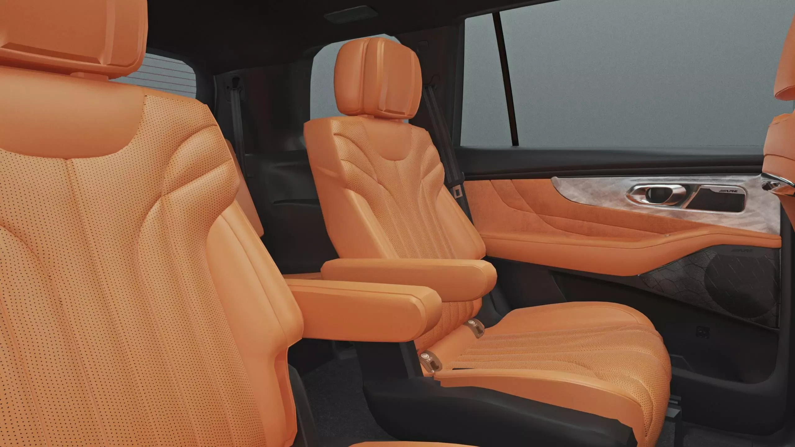2026 GAC GS8 6 Seats with Interior 3D model_13