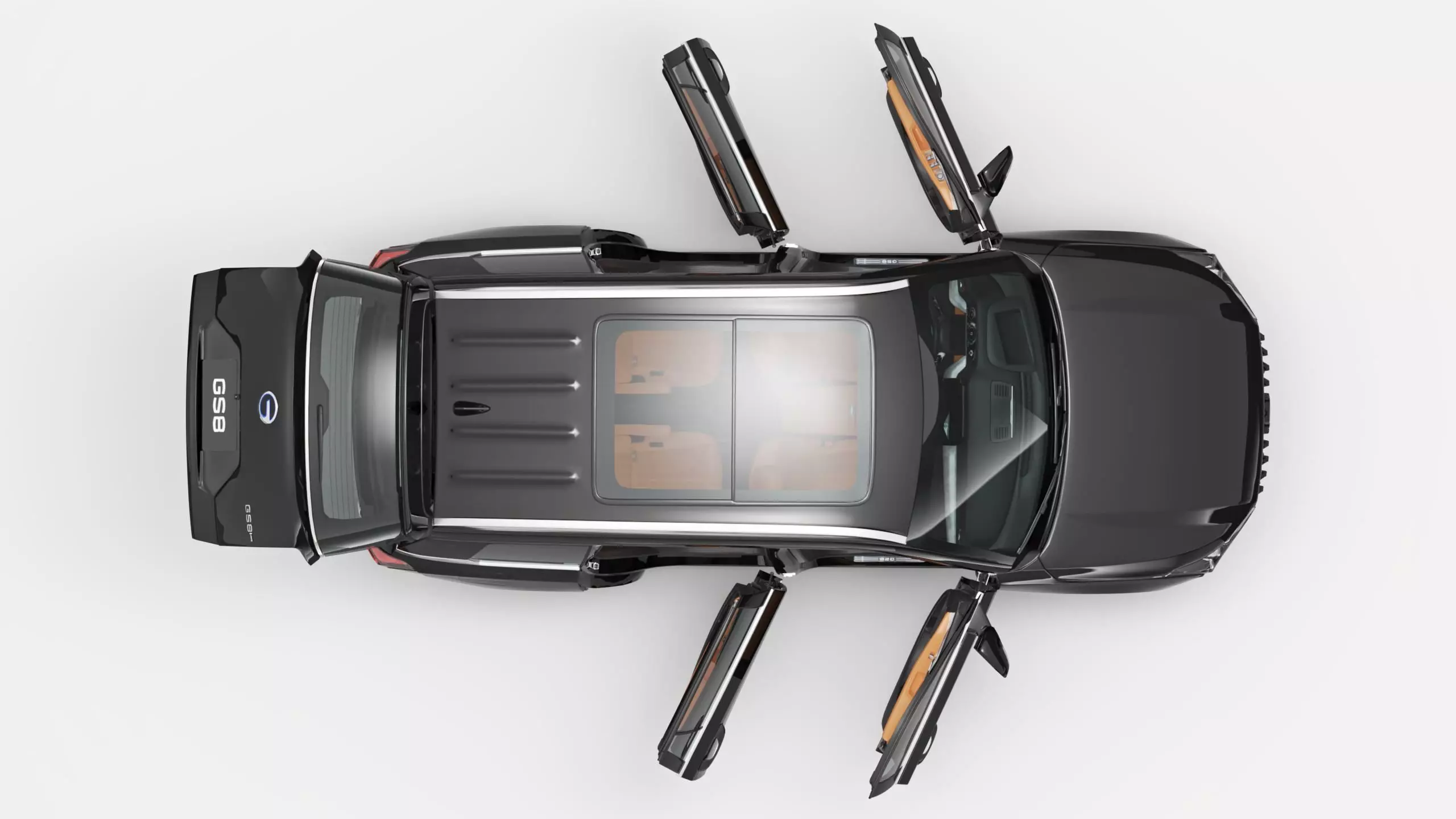 2026 GAC GS8 6 Seats with Interior 3D model_10