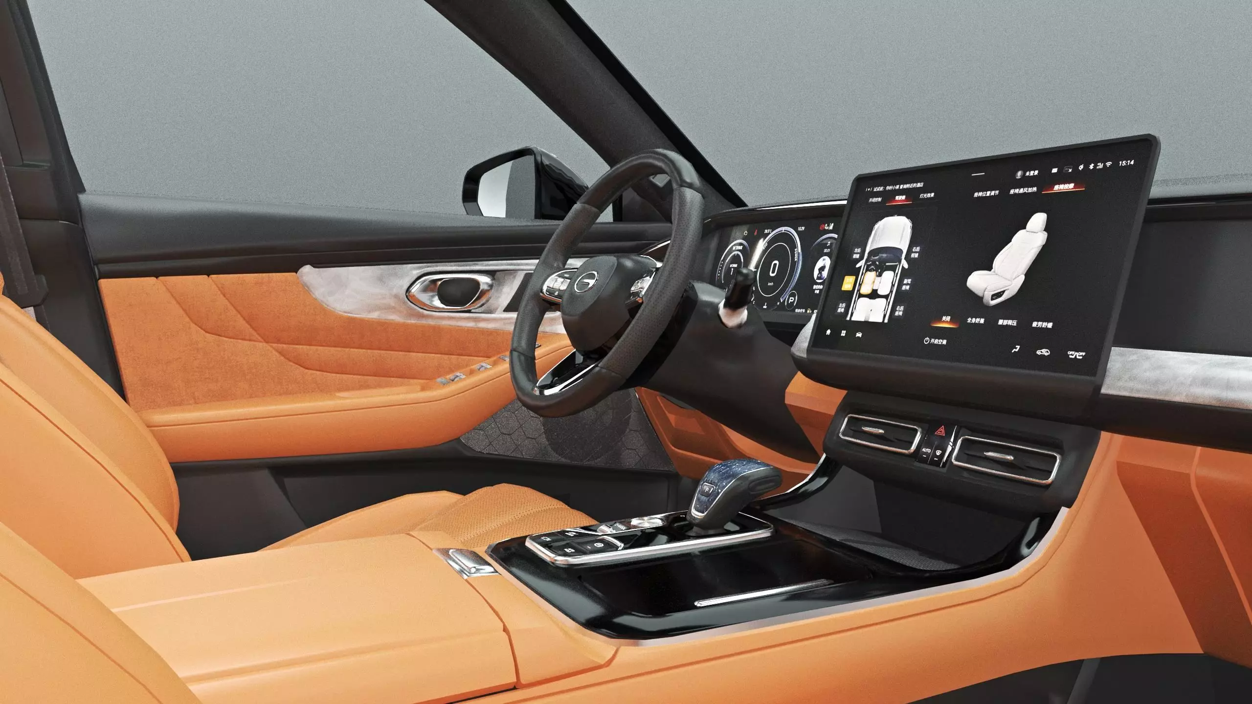 2026 GAC GS8 6 Seats with Interior 3D model_12