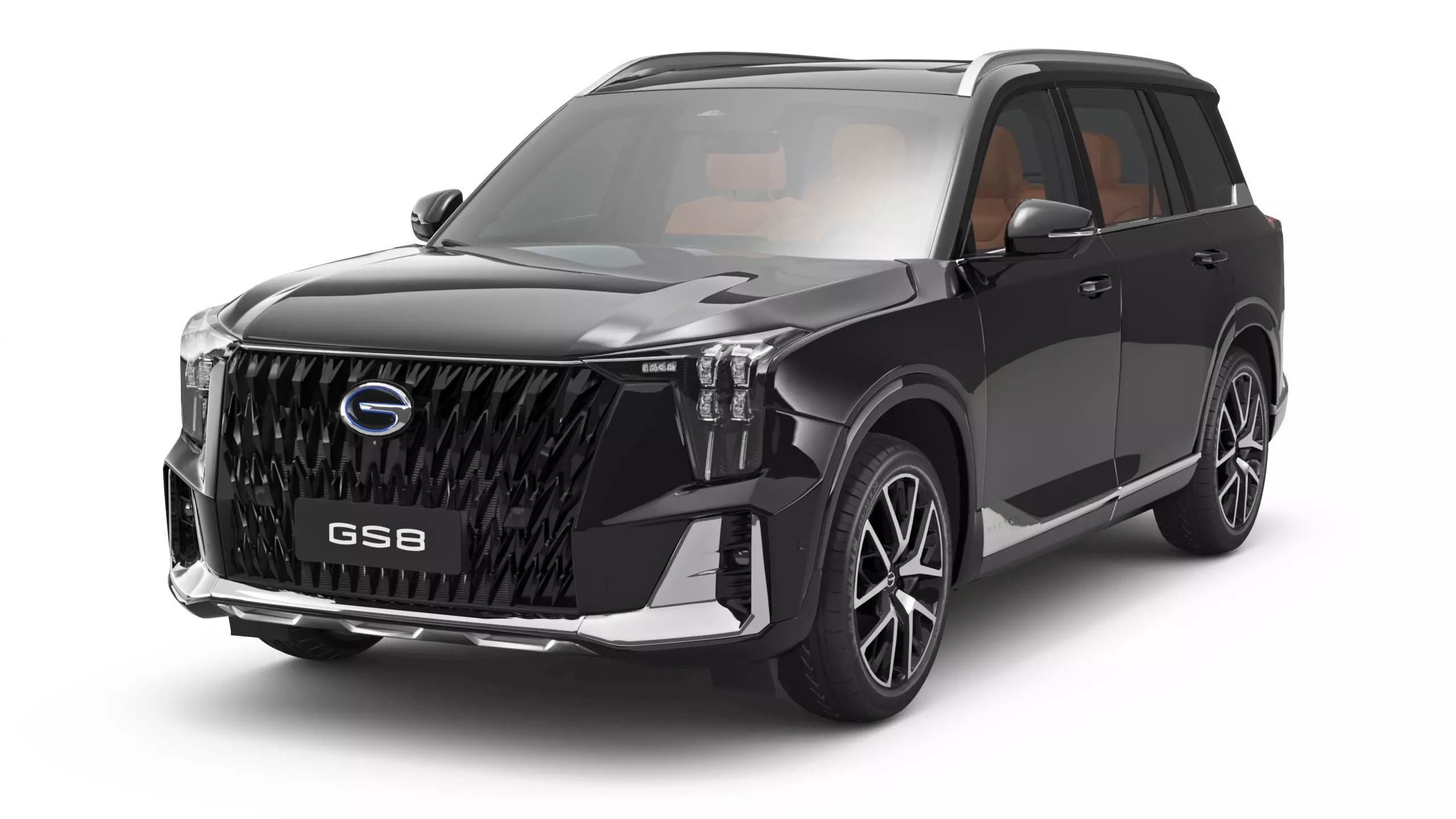 2026 GAC GS8 6 Seats with Interior 3D model_0