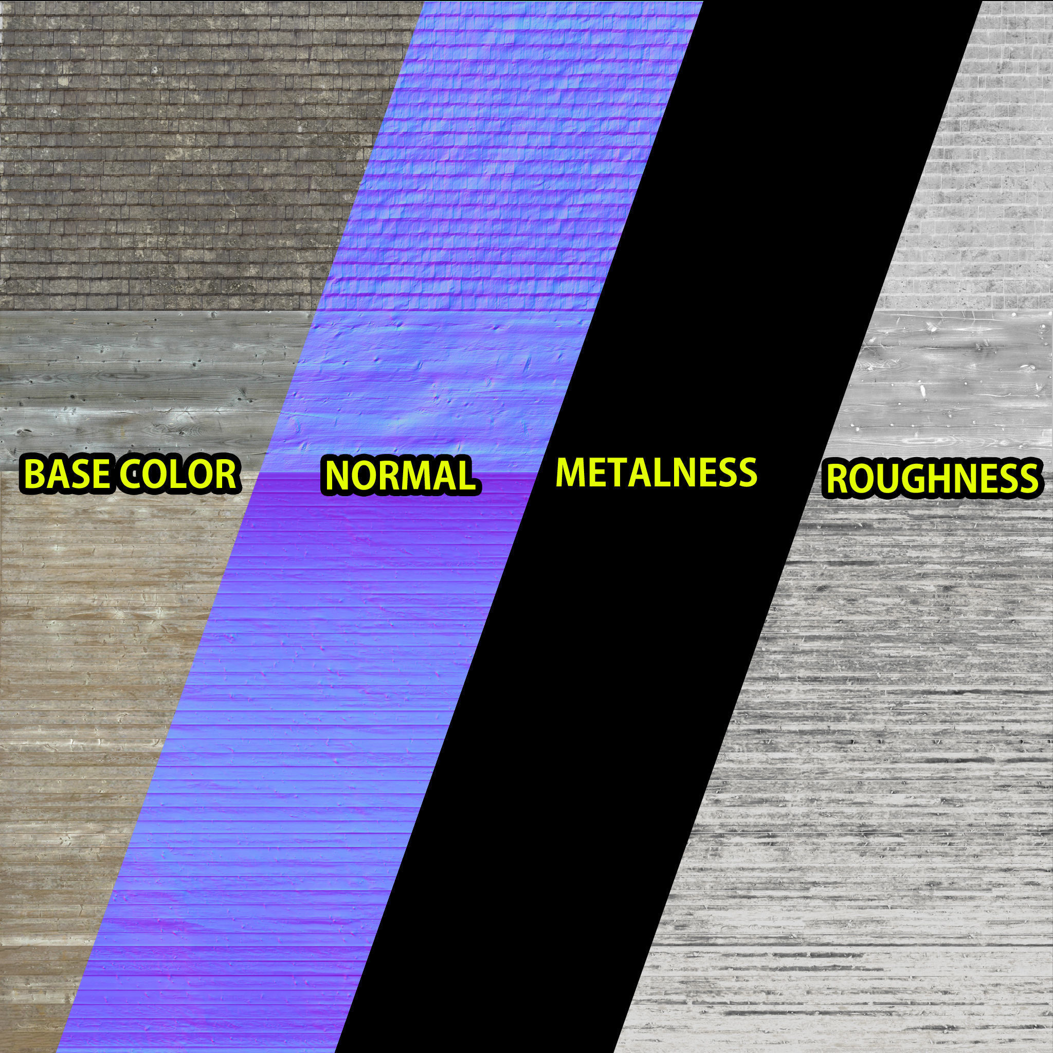 PBR lowpoly mansion Low-poly 3D model_2