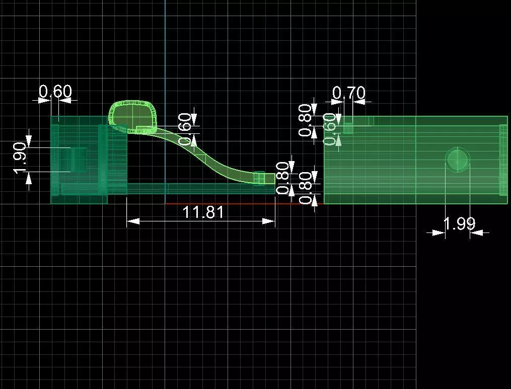 Jewelry CLASP Lock for bracelet 15mm width STL ready for Print 3D print model_10
