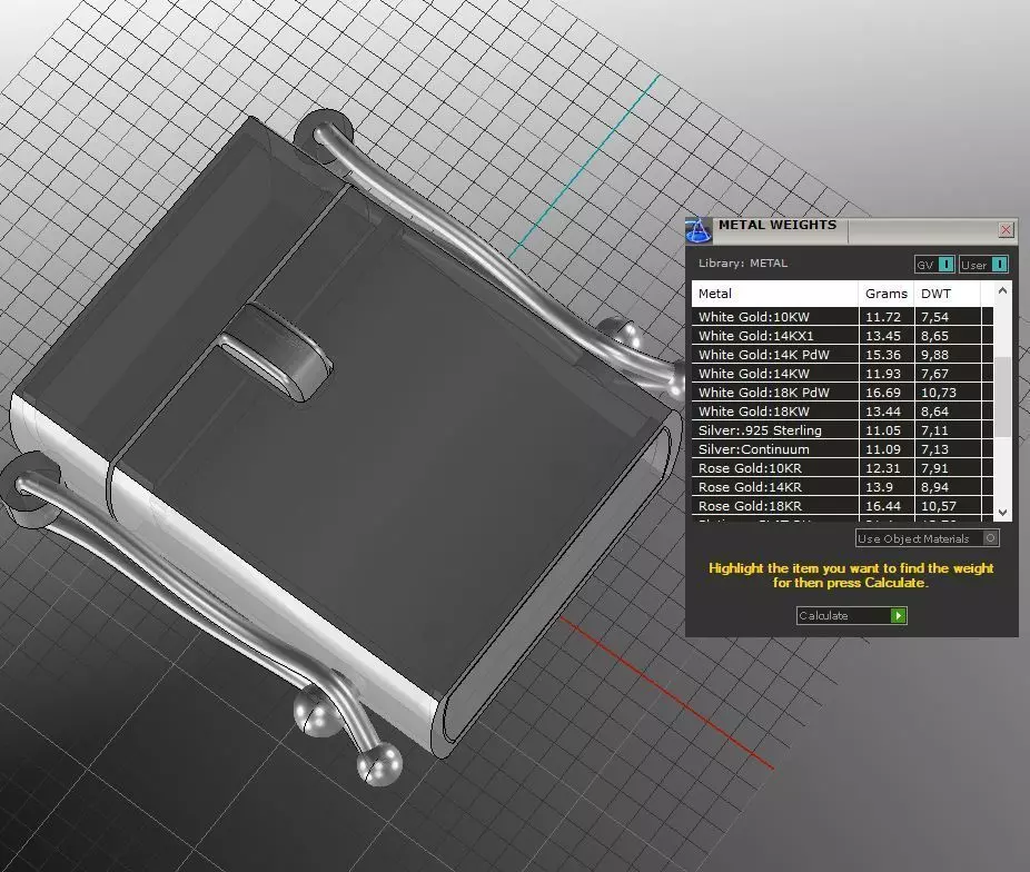 Jewelry CLASP Lock for bracelet 15mm width STL ready for Print 3D print model_7