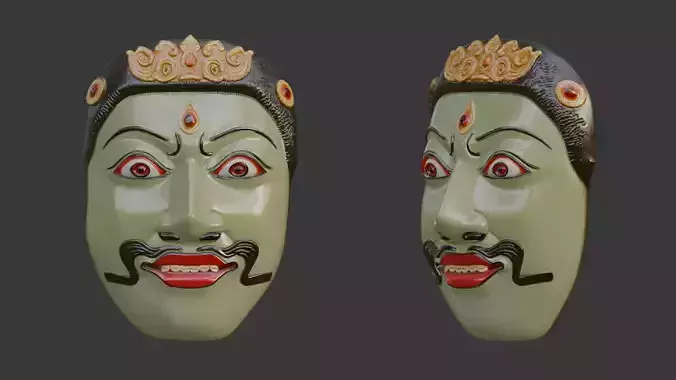 Bali Mask Rama  3D model
