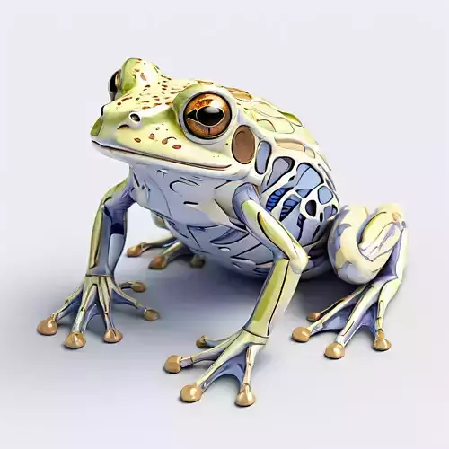 Stylized SemiTransparent Frog