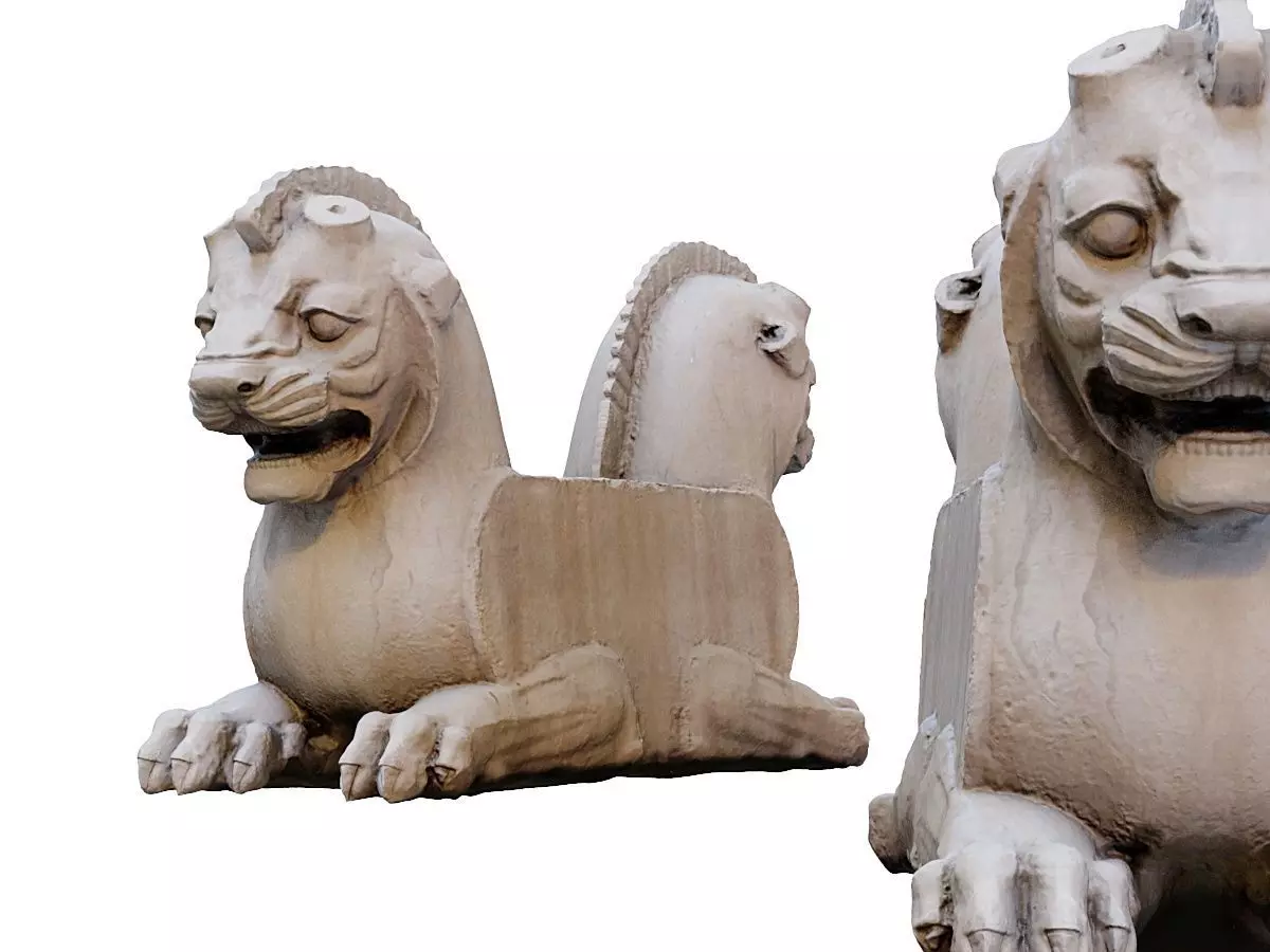 Persepolis lion 3D model_1
