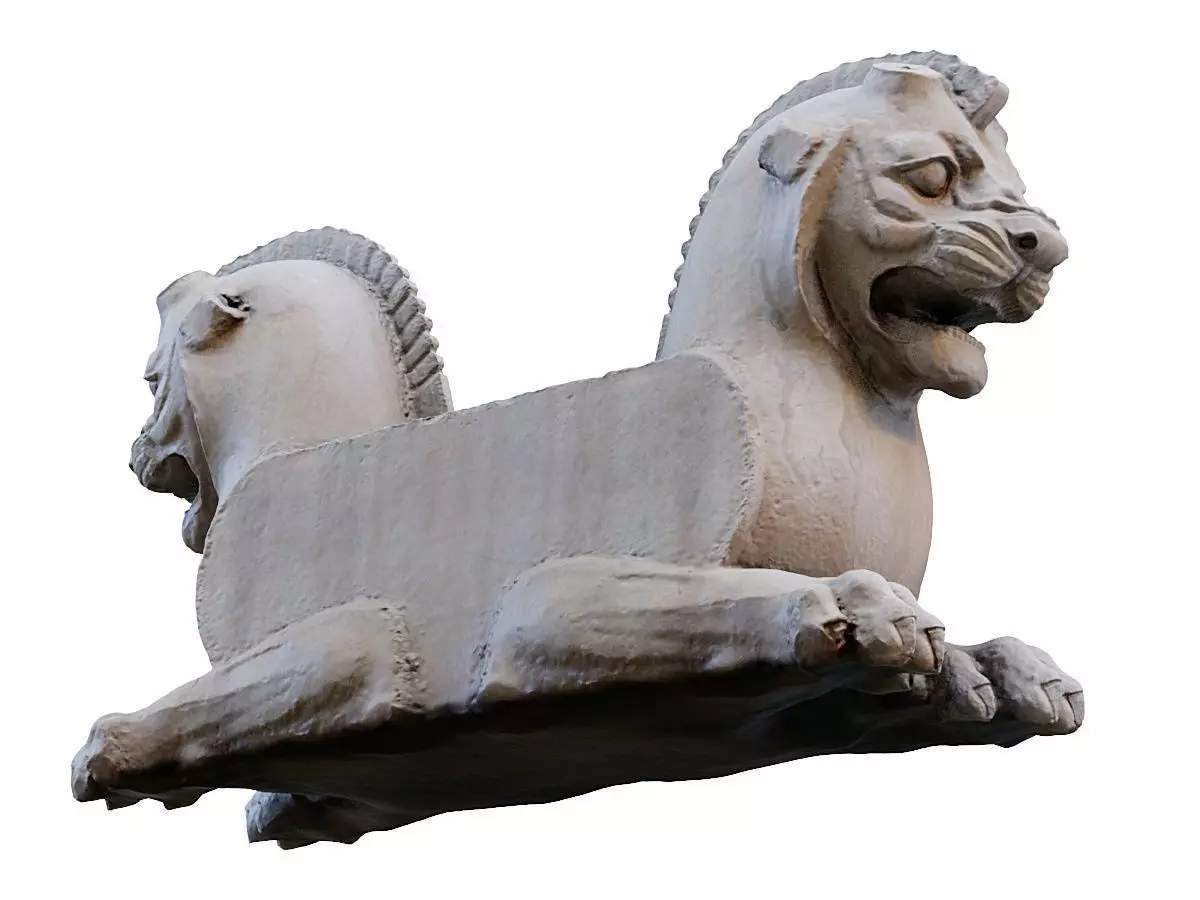Persepolis lion 3D model_3