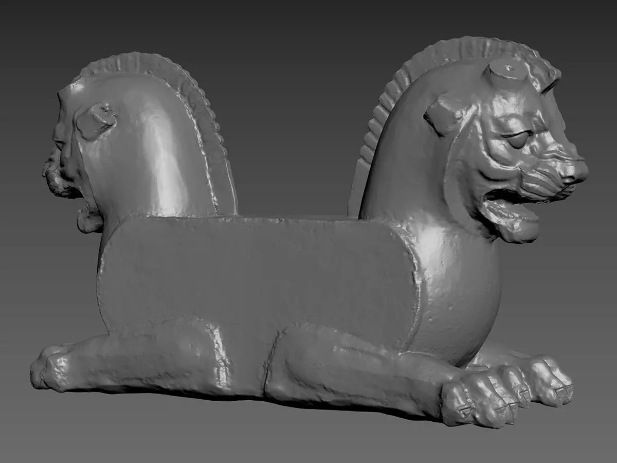Persepolis lion 3D model_5