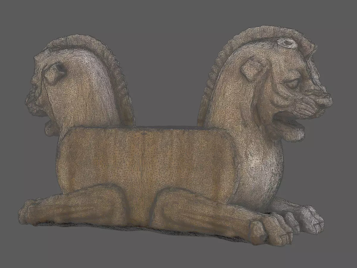 Persepolis lion 3D model_4