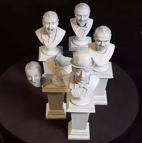 Singing Busts Haunted Mansion Disneyland 3D print model