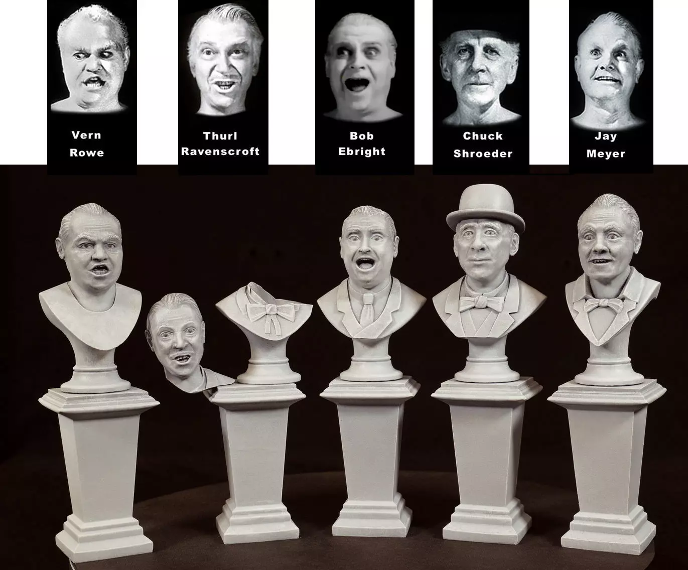 Singing Busts Haunted Mansion Disneyland 3D print model_2