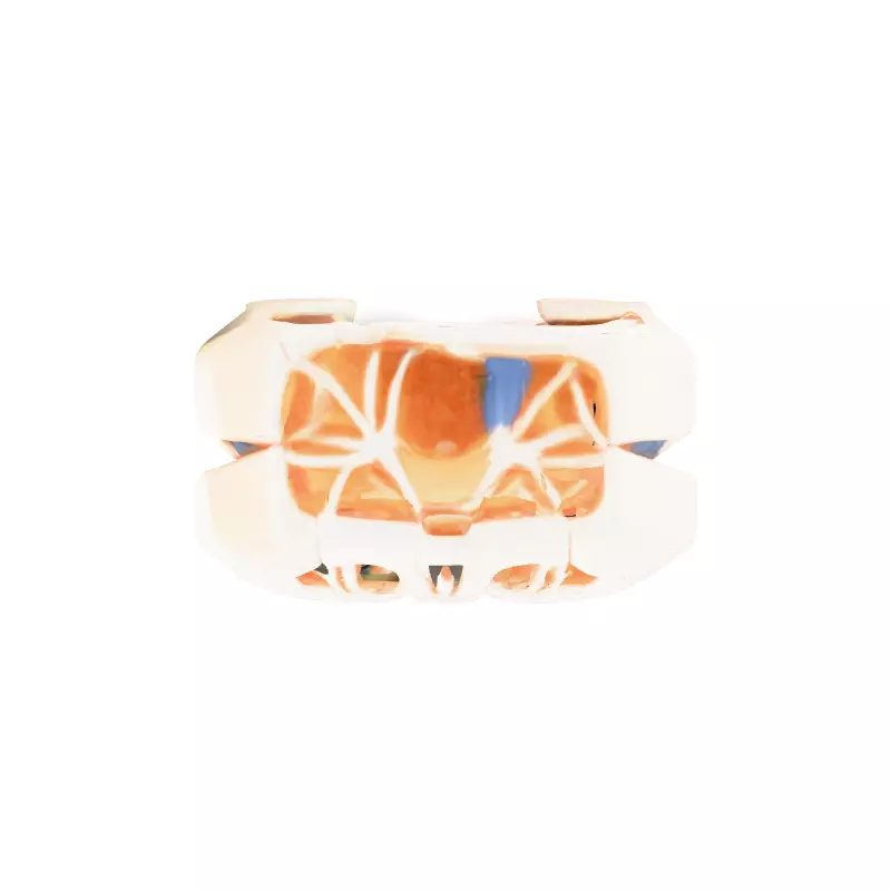 SciFi Robotic Legs with Internal Structure Low-poly 3D model_7