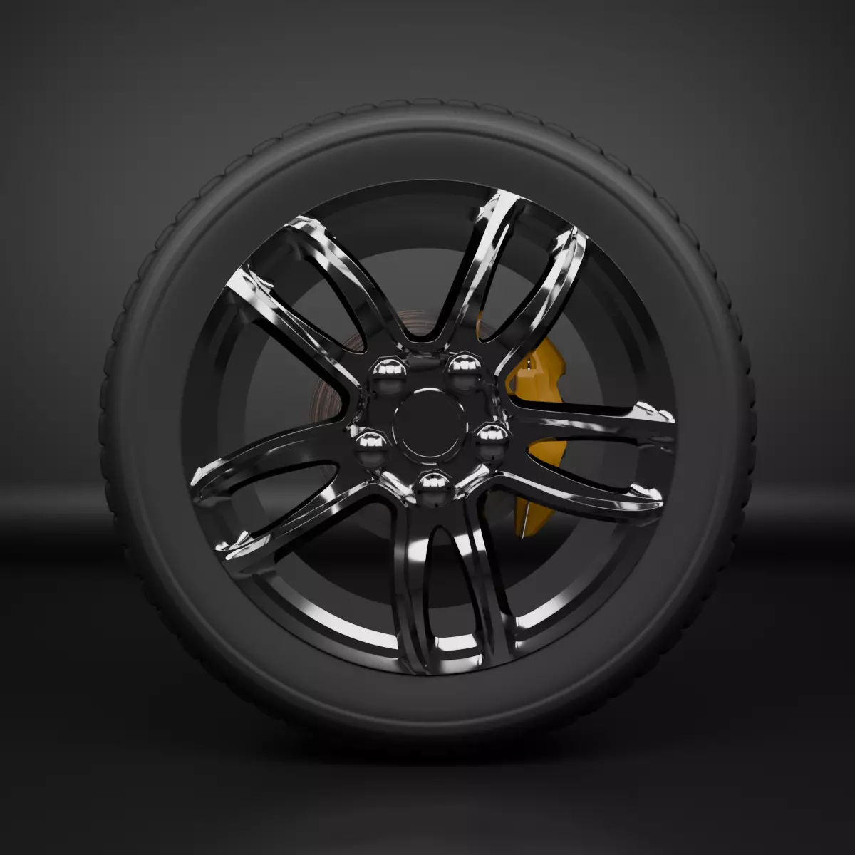 Wheel 3D model_1