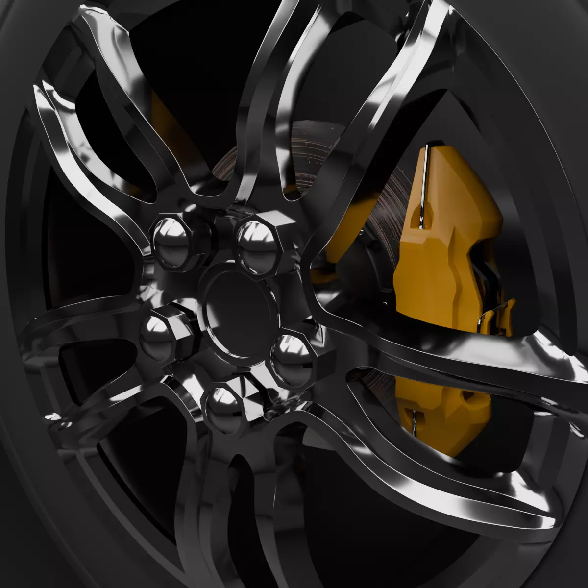 Wheel 3D model_3