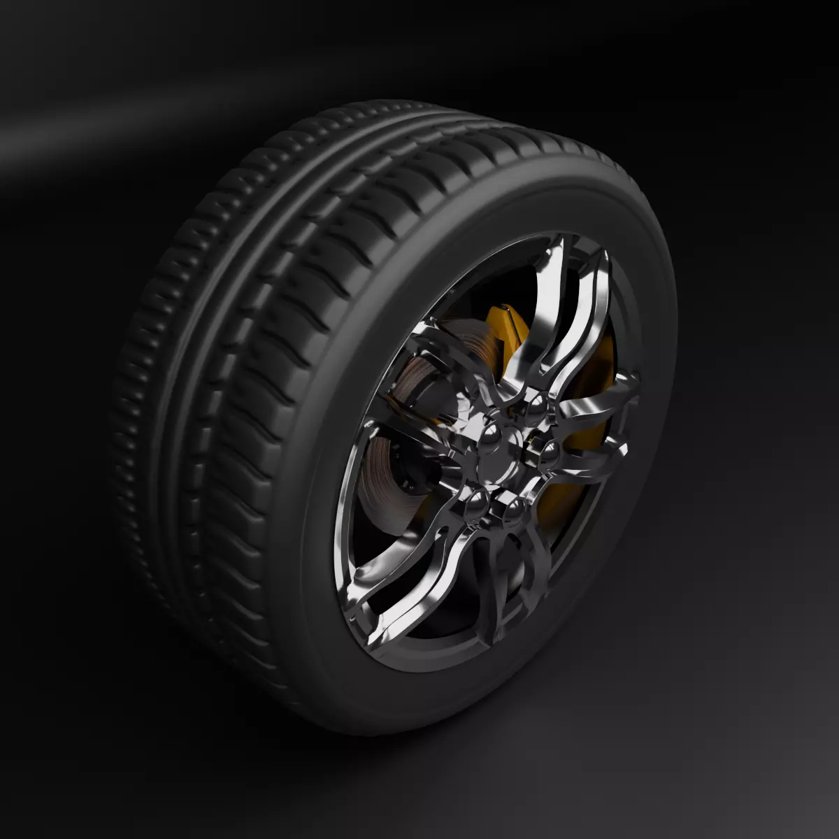 Wheel 3D model_0