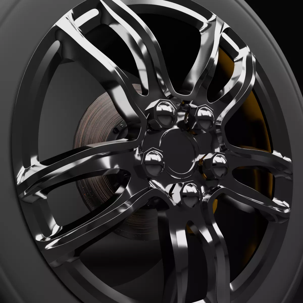 Wheel 3D model_2