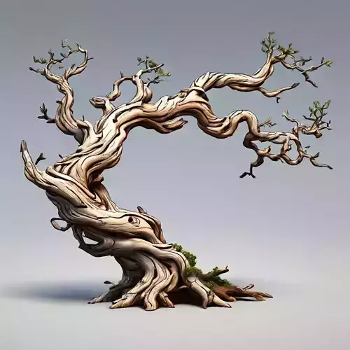 Ancient Bristlecone Pine 3D Model