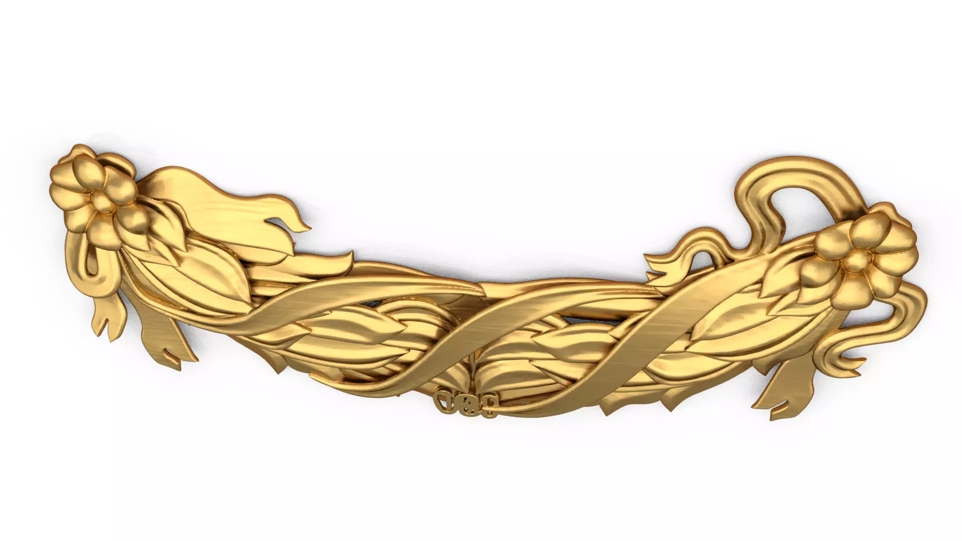 classic decorative swag onlay cnc 3d printing stl 03 3D print model_3